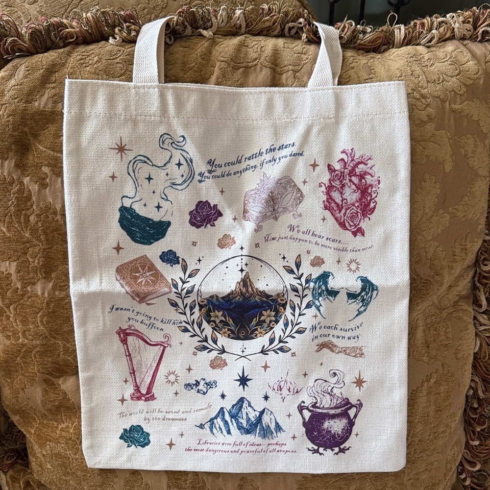 ACOTAR Themed Tote- like new condition